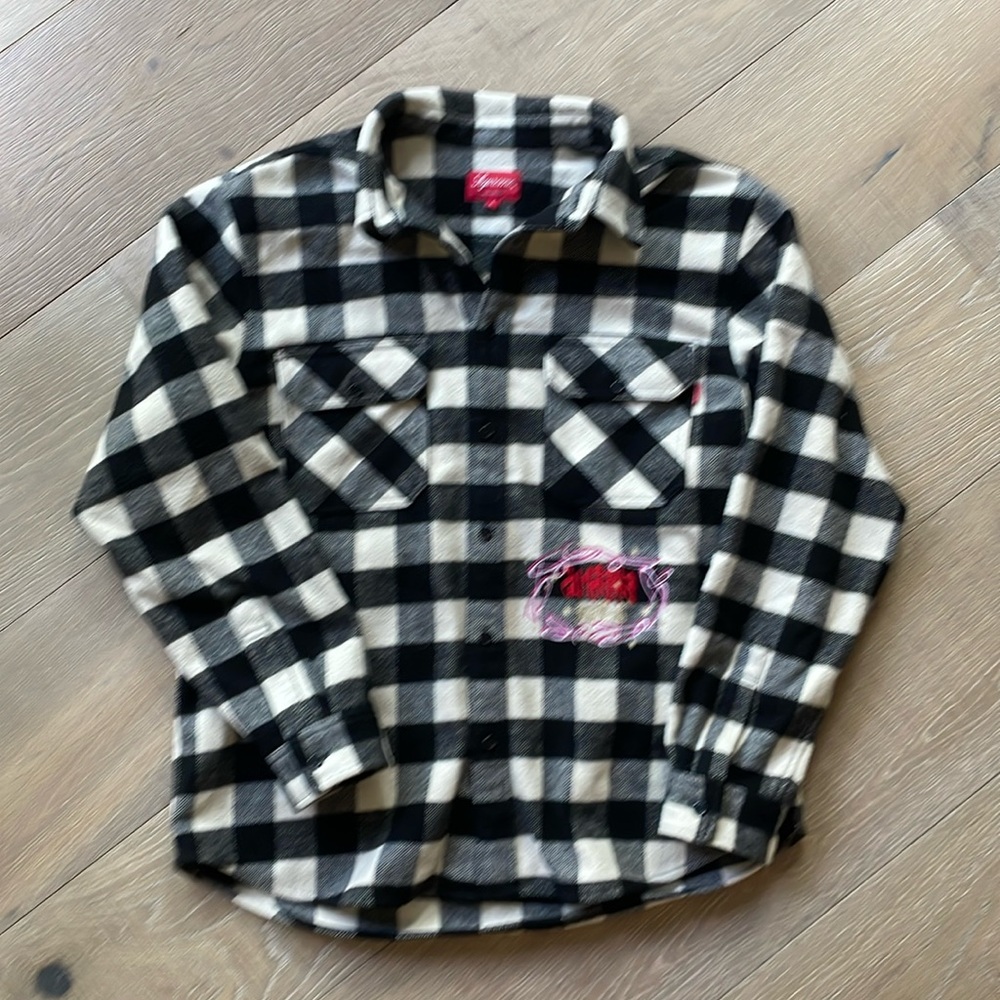 Supreme 1 800 buffalo plaid shirt